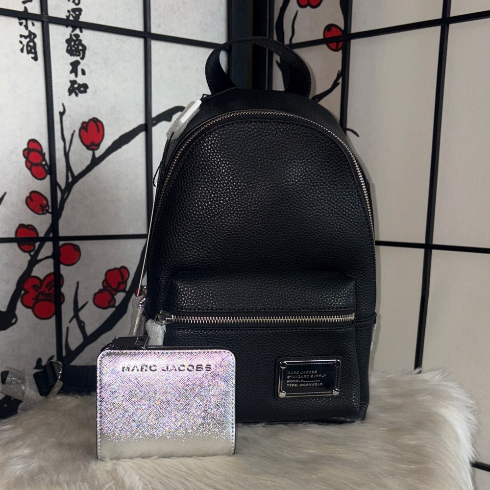 Marc Jacobs Backpack/Snap Closure Wallet 2pc Set